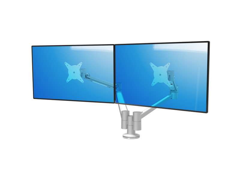 Dataflex Viewlite Plus Dual-Monitorhalterung, silber (58.652)
