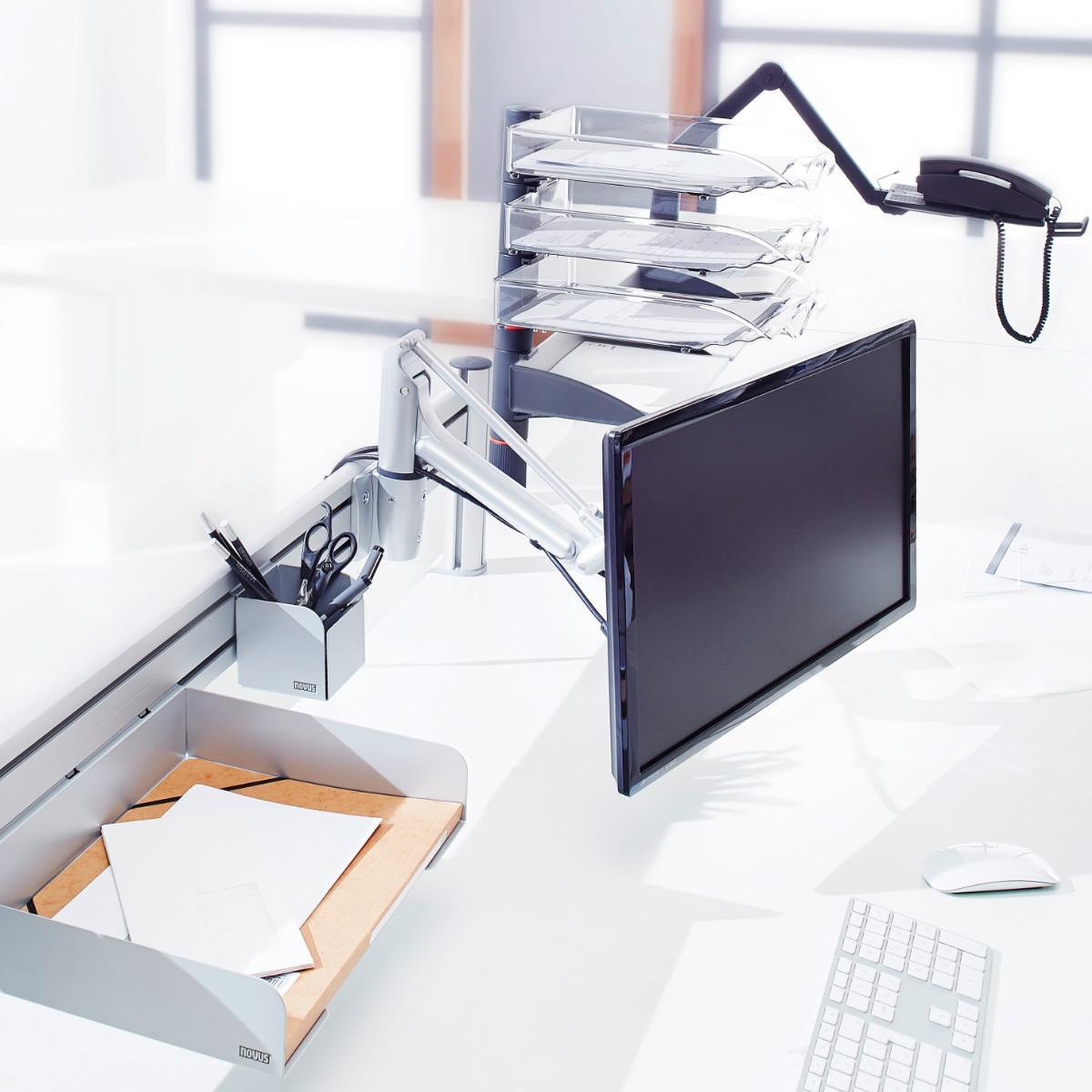 Dokumentenablage für Schreibtisch, Novus Duo II 721+4005+000, Slatwall