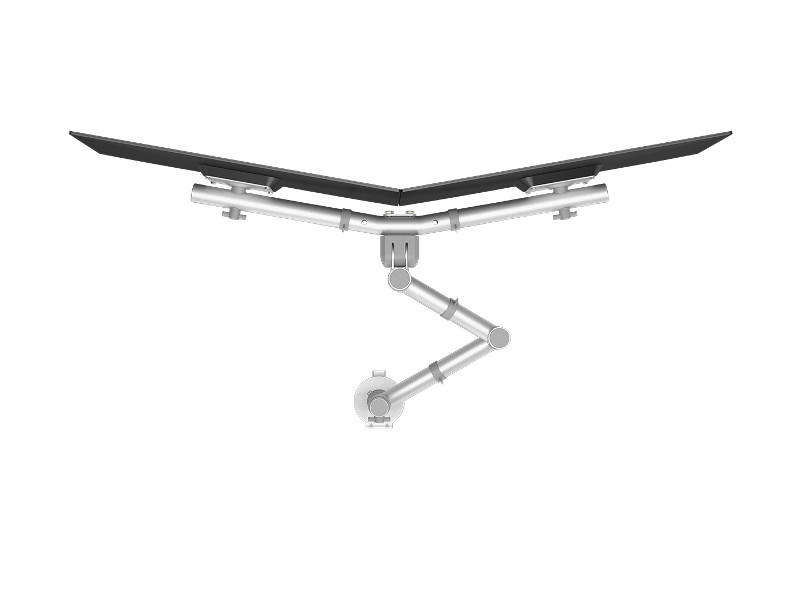 Dataflex Viewgo 48.132 duale Monitorhalterung silber