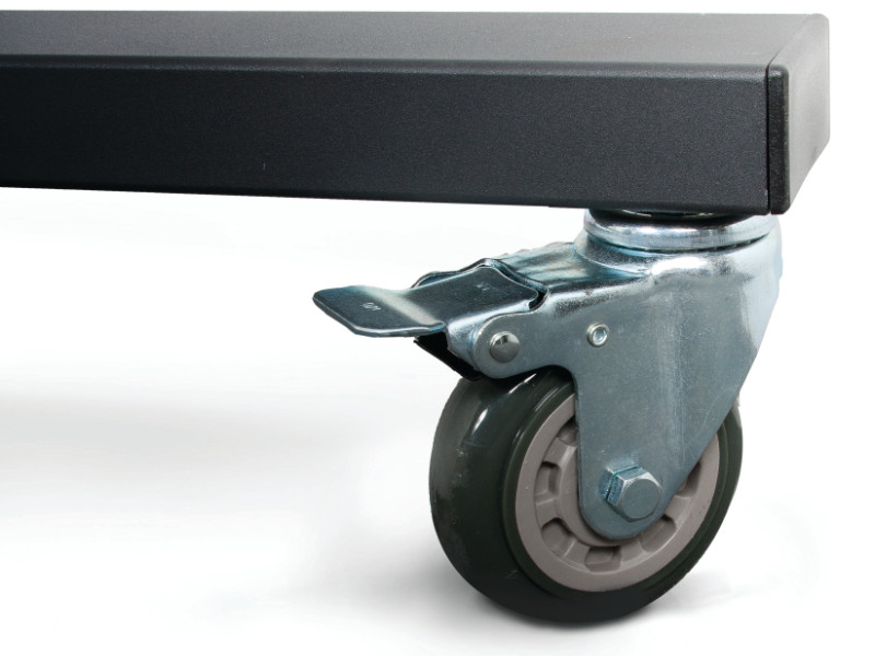 B-Tech BT8506 Heavy Duty Trolley / Monitorständer ab 65" Rollen zum feststellen