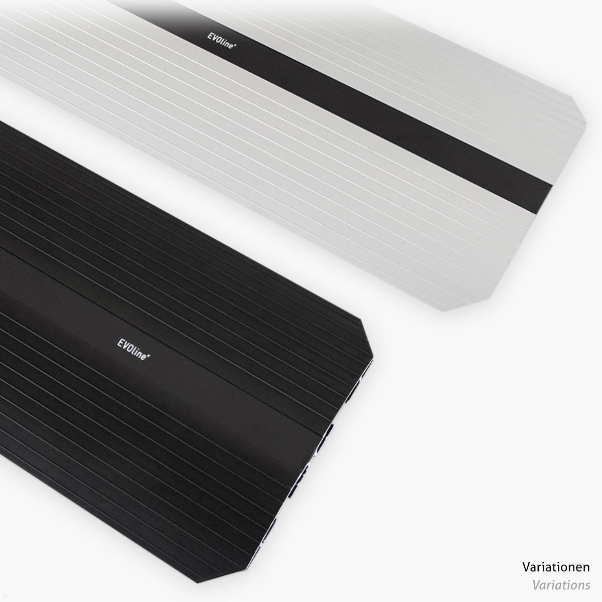 EVOline Bridge Aluminium Kabelbrücke verklebbar 800 mm, schwarz Variationen