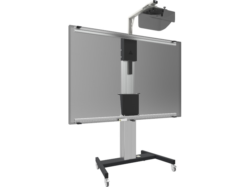 SmartMetals Mobiler Bodenlift für interaktives Whiteboard & Projektor bis 87 Zoll Anwendungsbeispiel