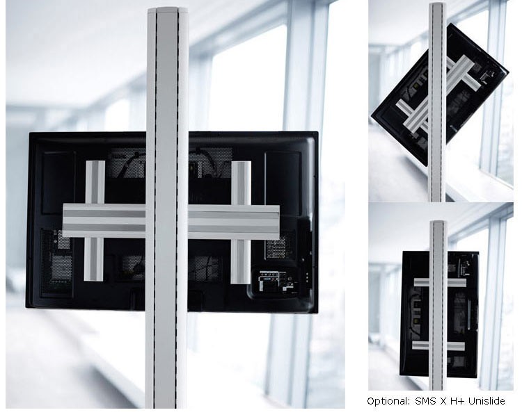 SMS Messekit X FH M 1955 mobiler Messe Monitorständer Unislide Schienen