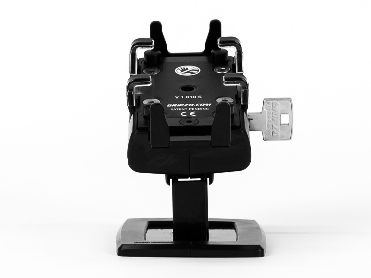 Gripzo Smartphone Tischhalterung XL bis 5,59 Zoll DS, schwarz