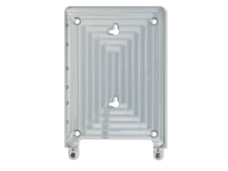 basalte eve iPad Pro Wandhalter Aluminium rund Rahmen