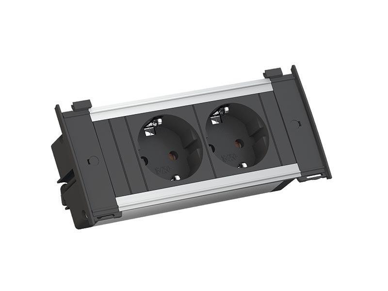 Bachmann KAPSA 2x Steckdose XS mit Stromzuleitung (927.200)