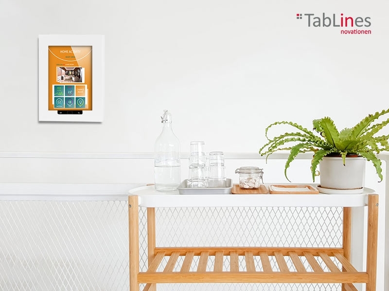 TabLines TSG044W Tablet Schutzgehäuse für Samsung Tab S3 9.7, HB, weiß SmartHome