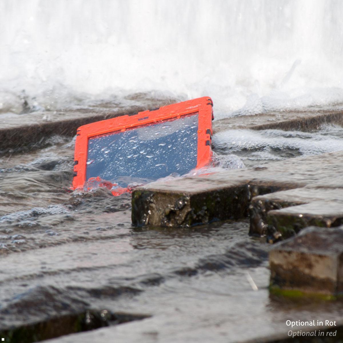 Andres Industries aiShell 11 für iPad Pro 11 (1./2./3./4. Gen.), Air (4./5.) Touchfolie Glas, blau Anwendung feuchte Umgebung