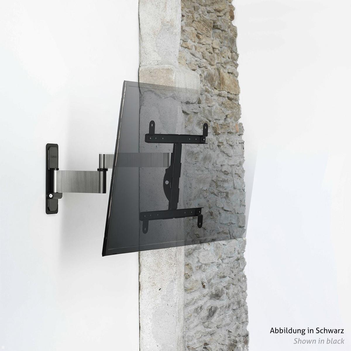 TV Wandhalterung Erard EXO 400TW3, schwenkbar, weiß bis 65 Zoll, Anwendung