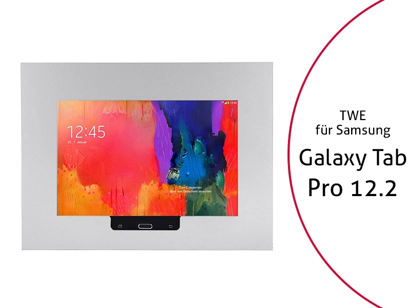 TabLines TWE007S Tablet Wandeinbau für Samsung Tab Pro 12.2 HB, silber