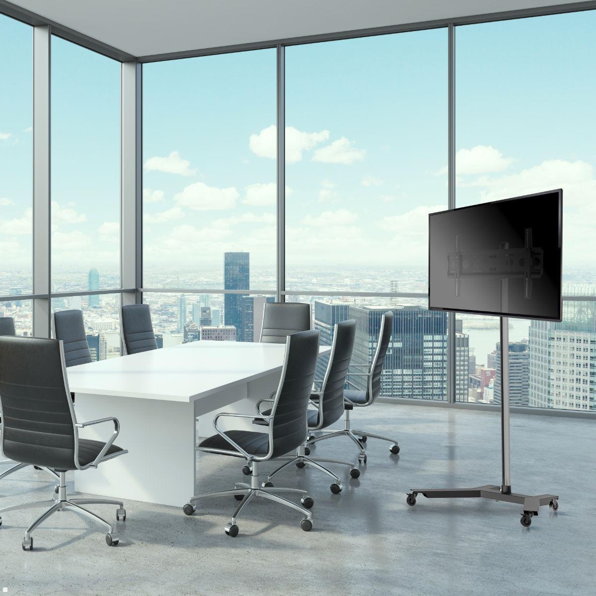 Edbak TR5 mobiler Monitor Ständer höhenverstellbar, 37-60Zoll Anwendung Konferenz