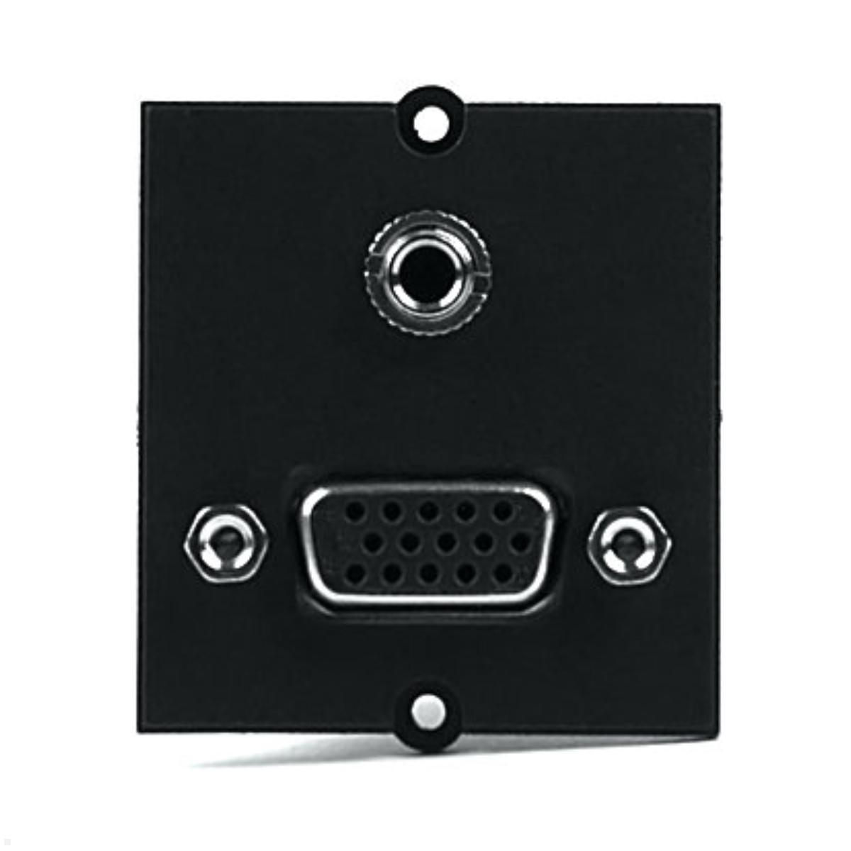 Bachmann Custom Modul 1x VGA + 1x Miniklinke (917.045), Vorderseite