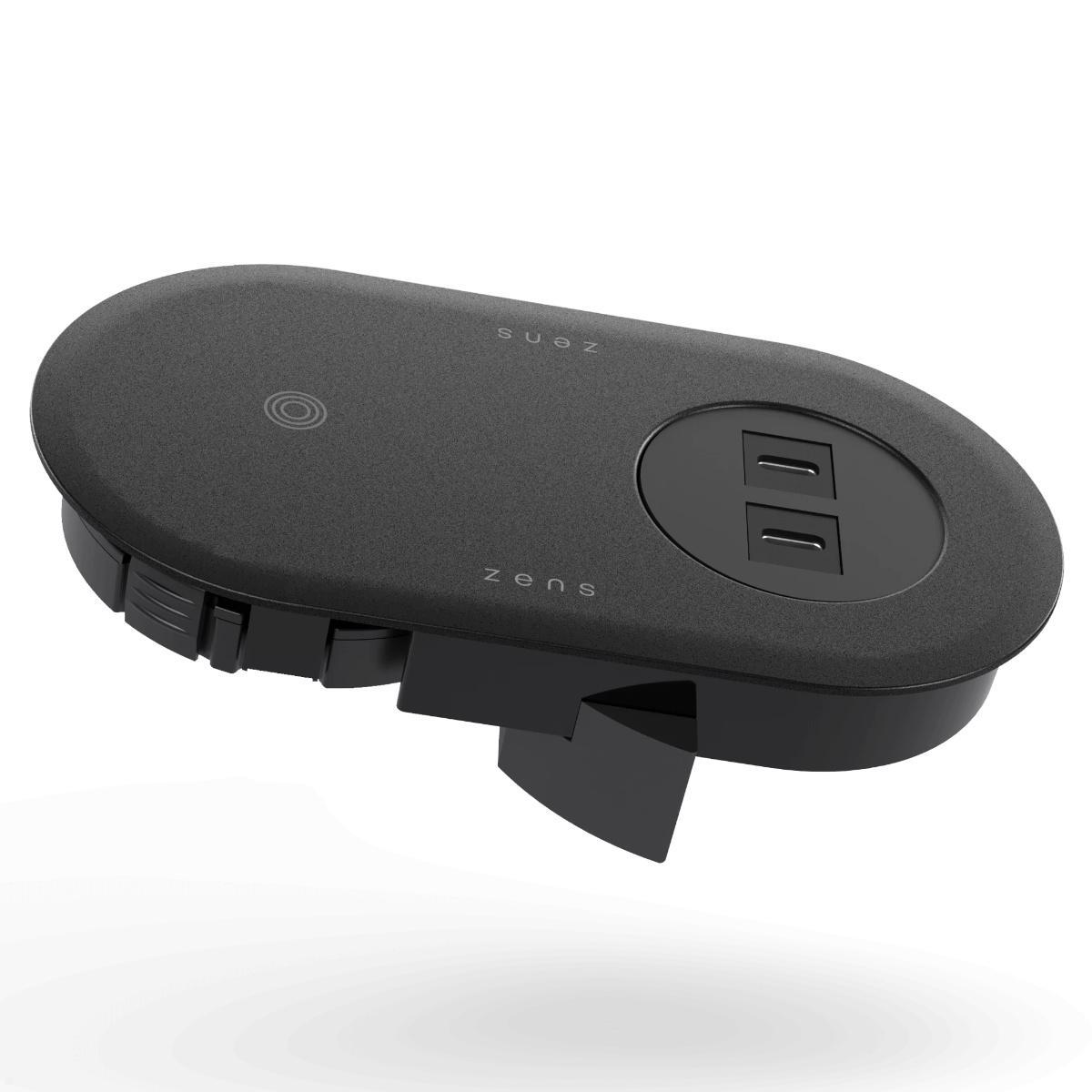 Einbau Qi Ladestation mit USB-C, Zens PuK Combi 