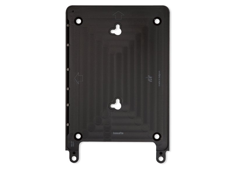 Basalte Eve iPad 9.7 Zoll diebstahlsichere Tablethalter eckig gebürstetes schwarz ohne Tablet