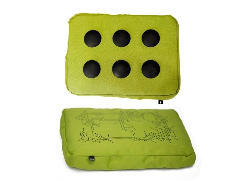 Bosign Laptop Kissen Hitech in grün-schwarz