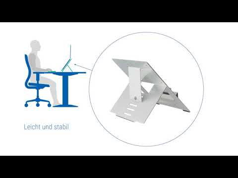 R-Go Riser Laptopständer höhenverstellbar RGORISTWH, weiß