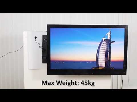 MonLines mySwing MSM09 elektrische TV Wandhalterung 65-75 Zoll, schwarz