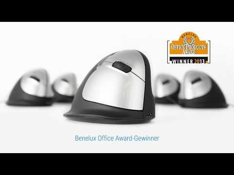 R-Go Tools Mouse ergonomische Maus L rechts RGOHELAWL, drahtlos