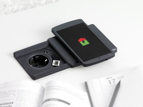 EVOline Square80 mit Qi-Ladefunktion ohne Datenanschluss weiß