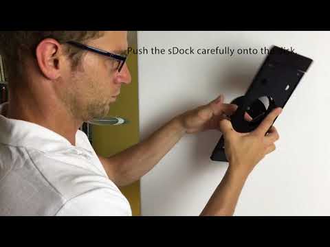 smart things sDock Mini 4 / Mini 5 iPad Wandhalterung schwarz