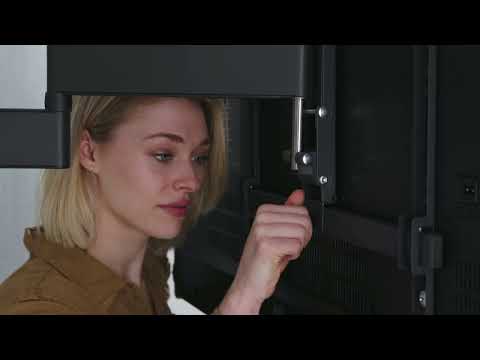 Vogels COMFORT TVM 3645B schwenkbare TV Wandhalterung 40-77 Zoll, schwarz