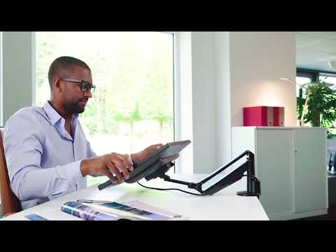 Novus Clu III C Monitor Tischhalterung, schwarz (990+3018+000)