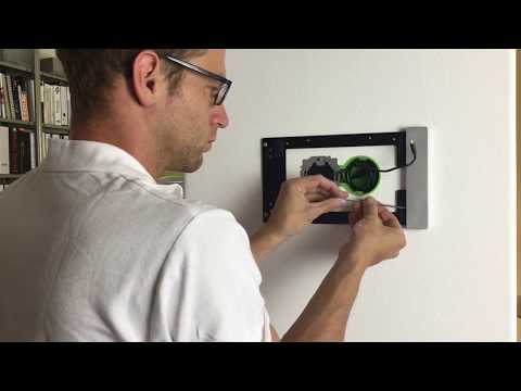 smart things sDock Fix Air iPad Wandhalterung silber