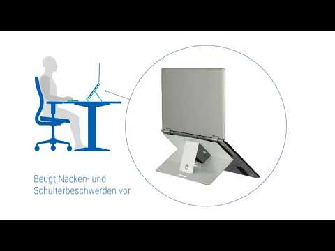 R-Go Riser Attachable Laptopständer höhenverstellbar RGORIATWH, weiß